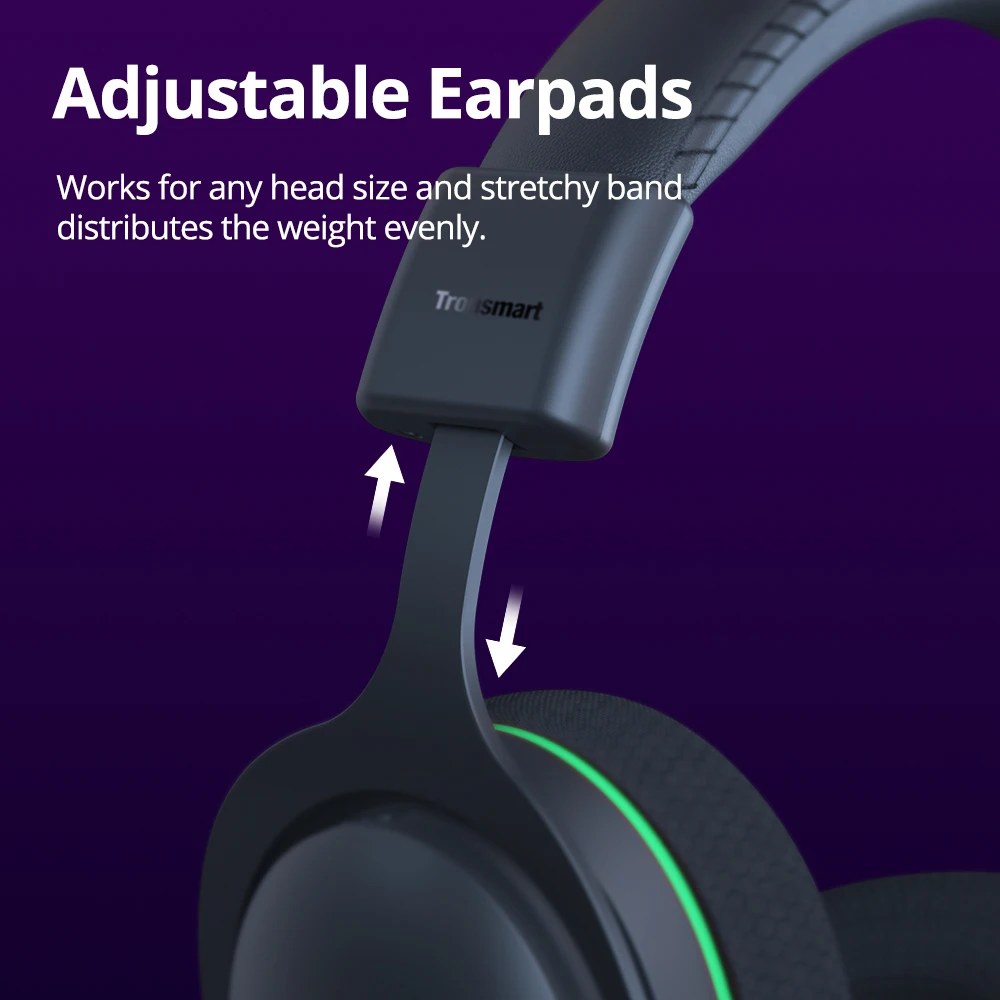 Tronsmart G10 Multiplatform Wired Over-the-Ear Gaming Headset for PC, PS5, PS4, Xbox Series X|S, Xbox One, Nintendo Switch, Mobile photo 3
