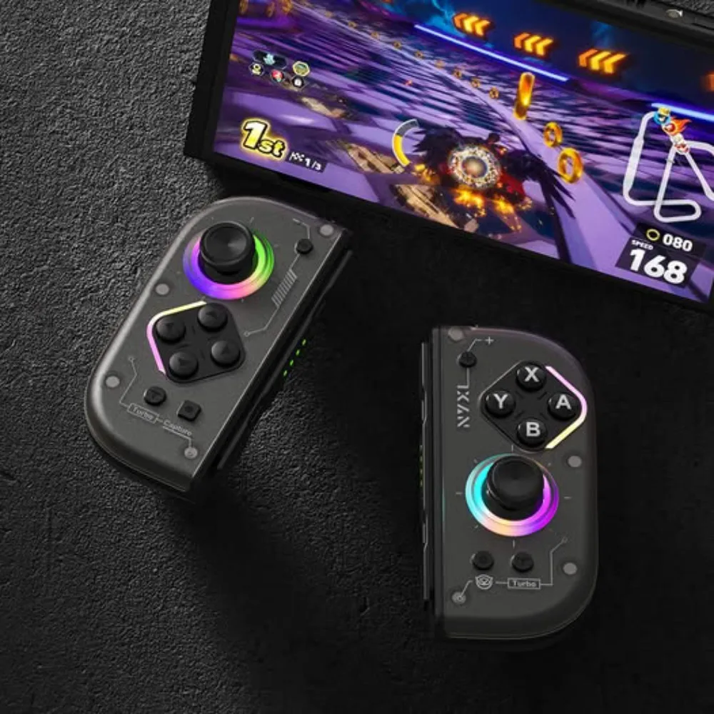 NYXI Hyperion 2 Wireless Game Controller Dual Hall Joystick 6-Axis Gyro RGB Turbo Programmable for Switch/OLED/PC/iOS/Android photo 6
