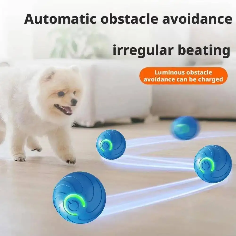 Smart Dog Toys Ball Electronic Interactive Pet Toy Moving Ball USB Automatic Moving Bouncing for Puppy Birthday gift Cat Product photo 3