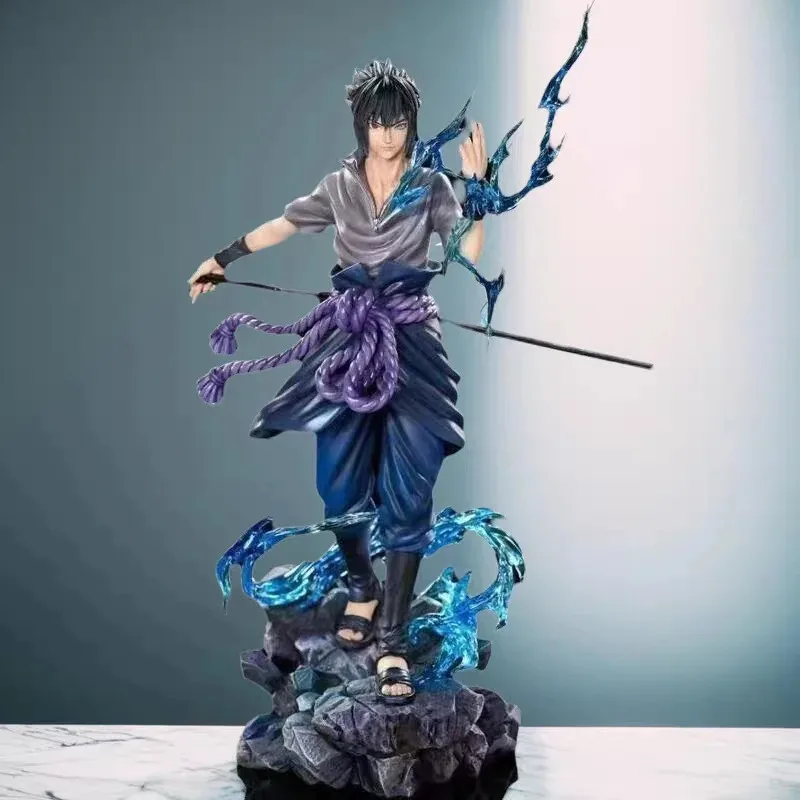 **23cm Naruto Anime Figure Uzumaki Naruto Uchiha Sasuke Action Model Pvc Statue Desktop Ornament Collection Toys Gift photo 3