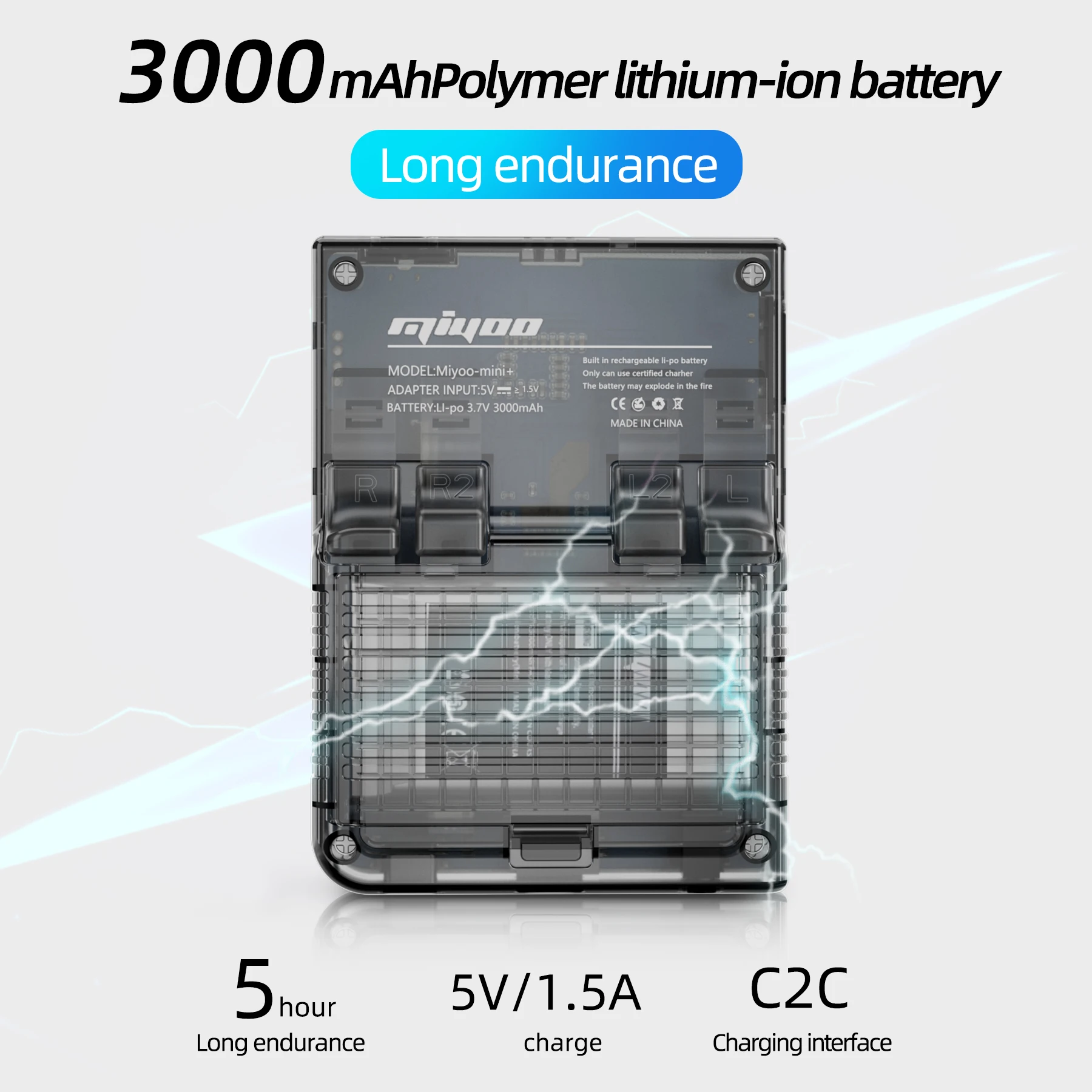 MIYOO Mini Plus Retro Pocket Emulator 3.5" OCA IPS Screen Handheld Console  3000mAh Multi Emulator Video Player for Miyoo35 photo 5