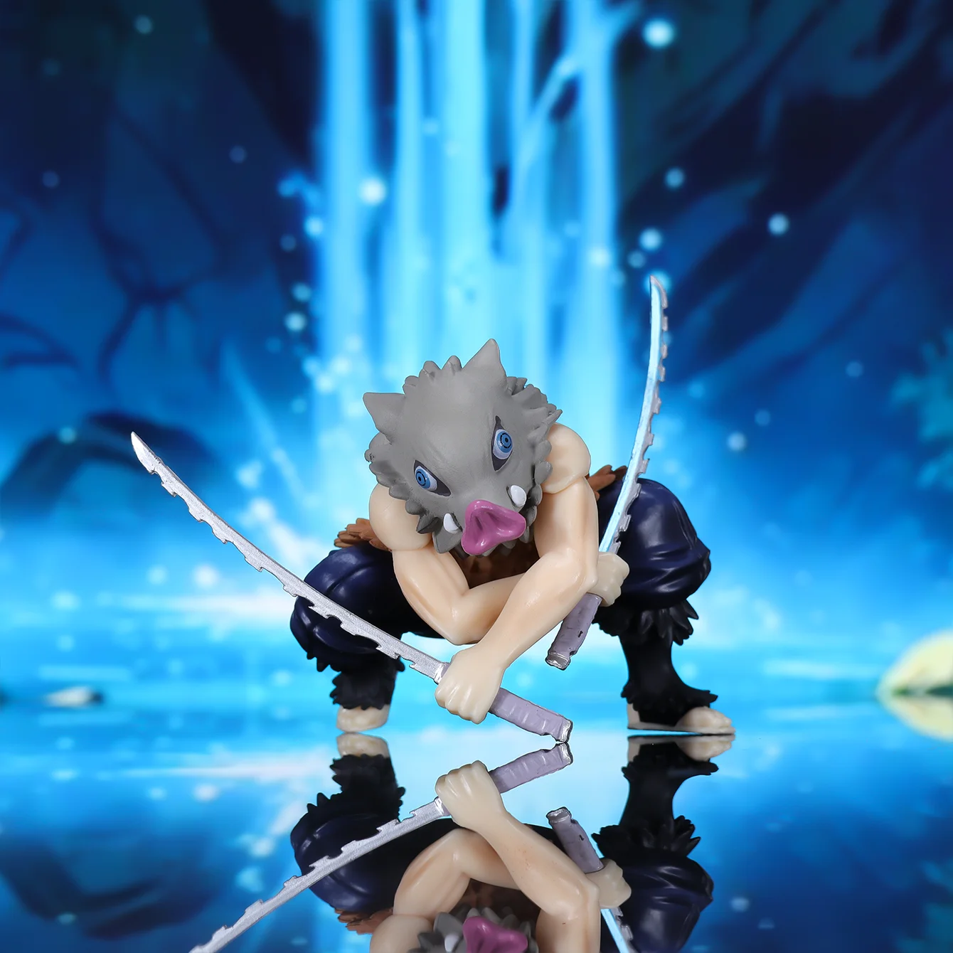 Demon Slayer: Inosuke action anime figure Collectibles, figurine display pieces, anime figurines Christmas gifts photo 3