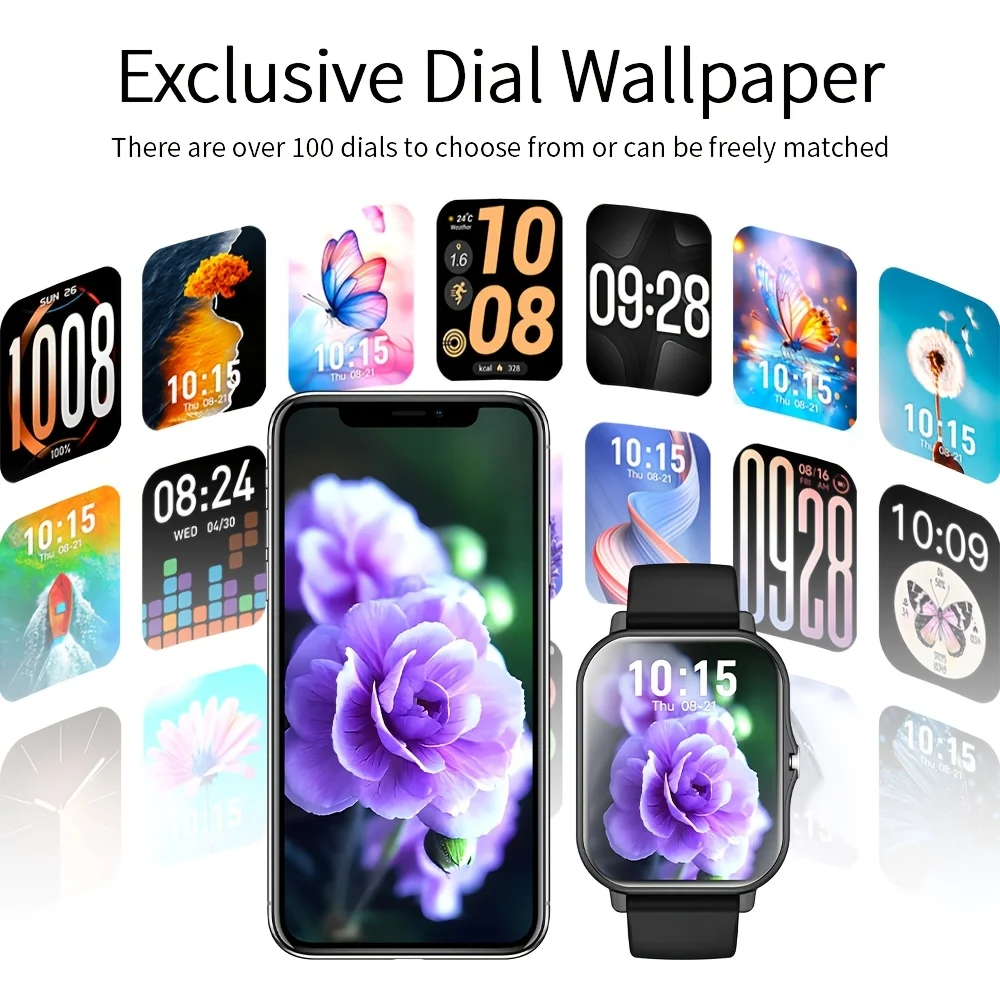 [Smart Watch, Wireless] Wireless Men'S And Women'S Smart Watch, 1.83-Inch Full Screen Touch, Dialing/Answering Calls, Pedometer photo 4