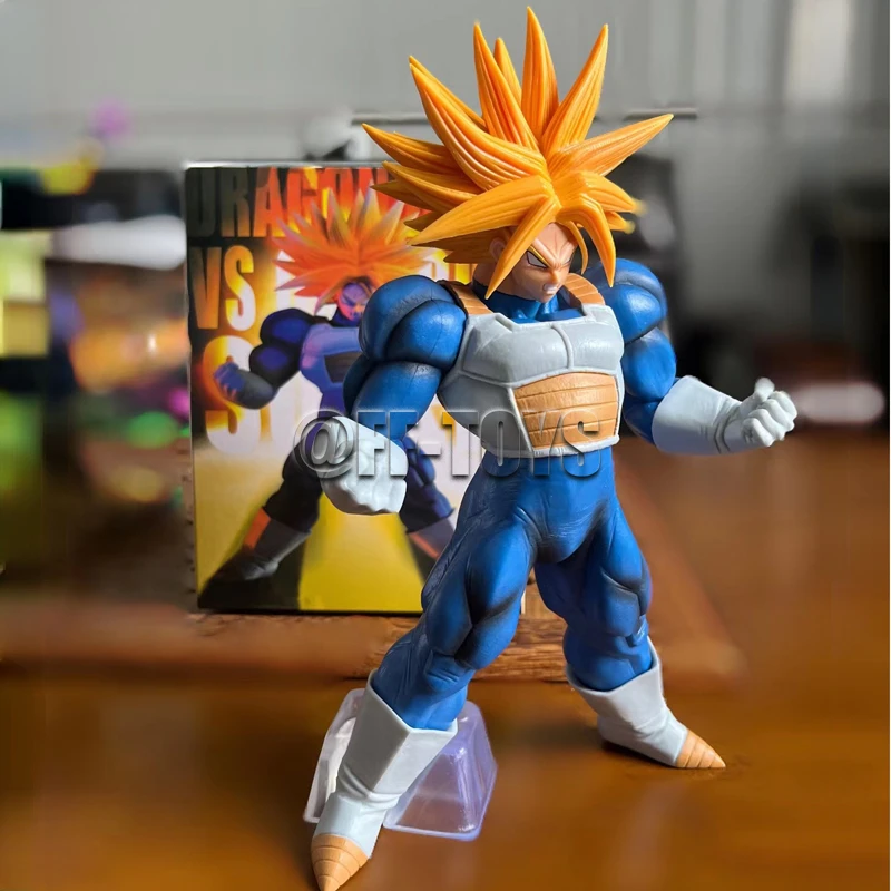 In Stock 25cm Anime Dragon Ball Z Super Trunks Action Figure PVC Super Saiyan Gotenk Figures Collection Model Toy Gifts photo 3
