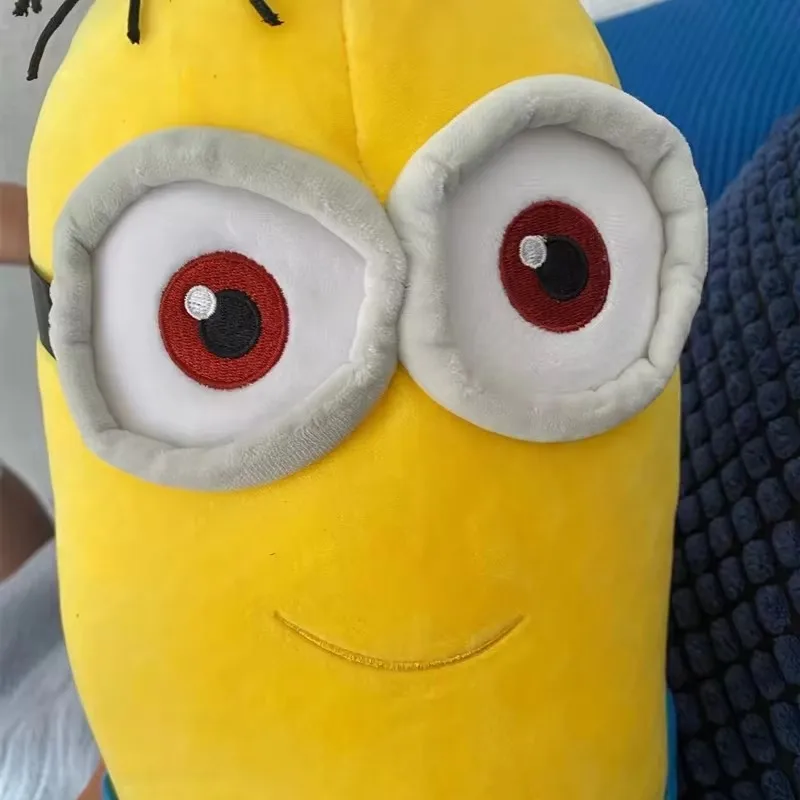 Cute Minions Movie Characters Yellow Plush Toys Bob Stuart In Jeans Soft Dolls Toys & Hobbies Christmas Birthday Gift 1pcs photo 4