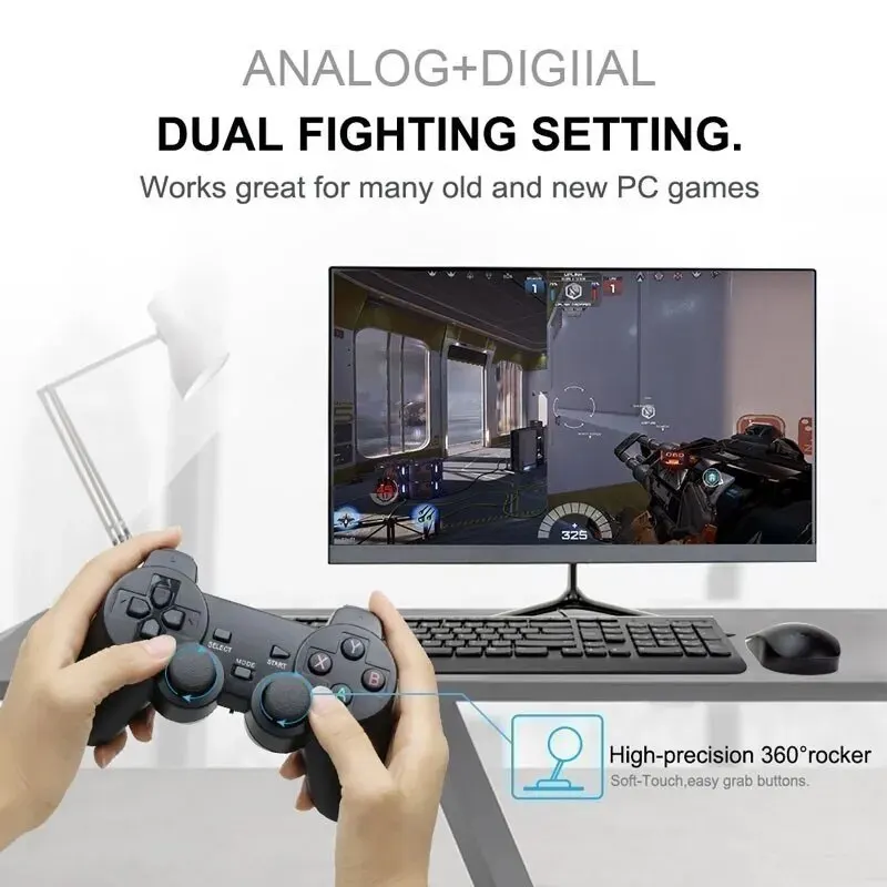 Universal 2.4G Wireless Game Controller USB Gamepad Joystick for PC Android TV Box Phone Gaming Accessories photo 5