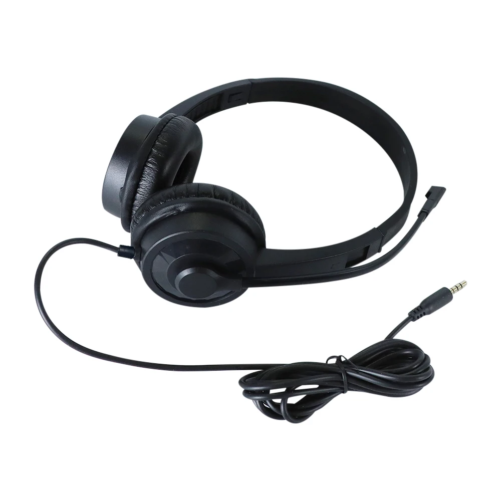 3.5MM Call Center Clear Voice Office School PC Gaming With Microphone 1.5M Wired Computer Headset Volume Control Noise Reduction photo 6