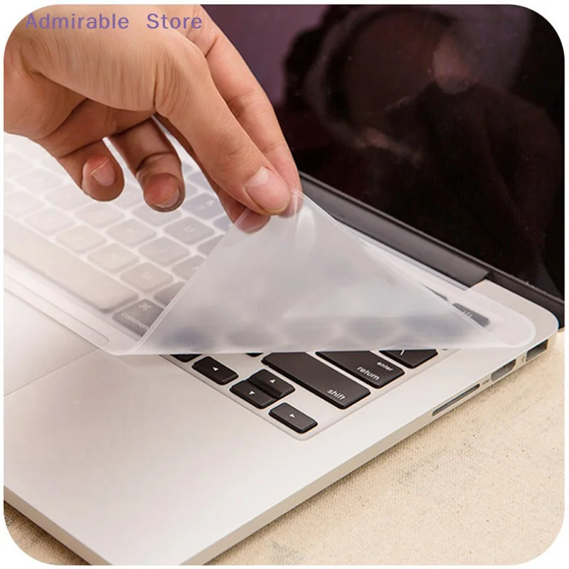 wUniversal Laptop Keyboard Cover Protector 12-17 inch Waterproof Dustproof Silicone Notebook Computer Keyboard Protective Film photo 3