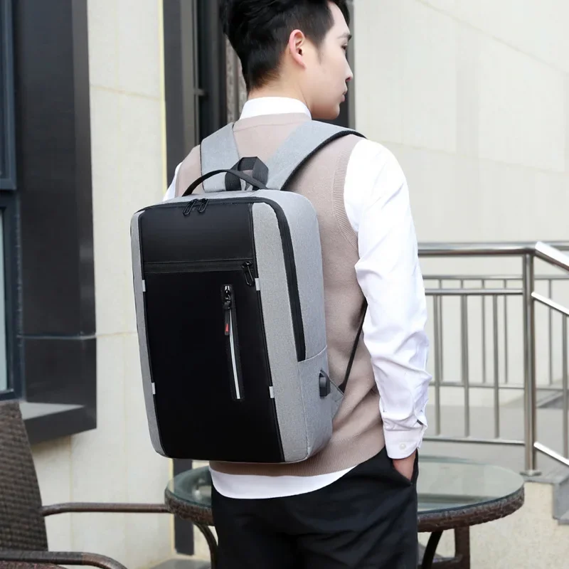 Waterproof Business Backpack Men USB School Backpacks 15.6 Inch Laptop Backpack Large Capacity Bagpacks for Men Back Pack Bags photo 5