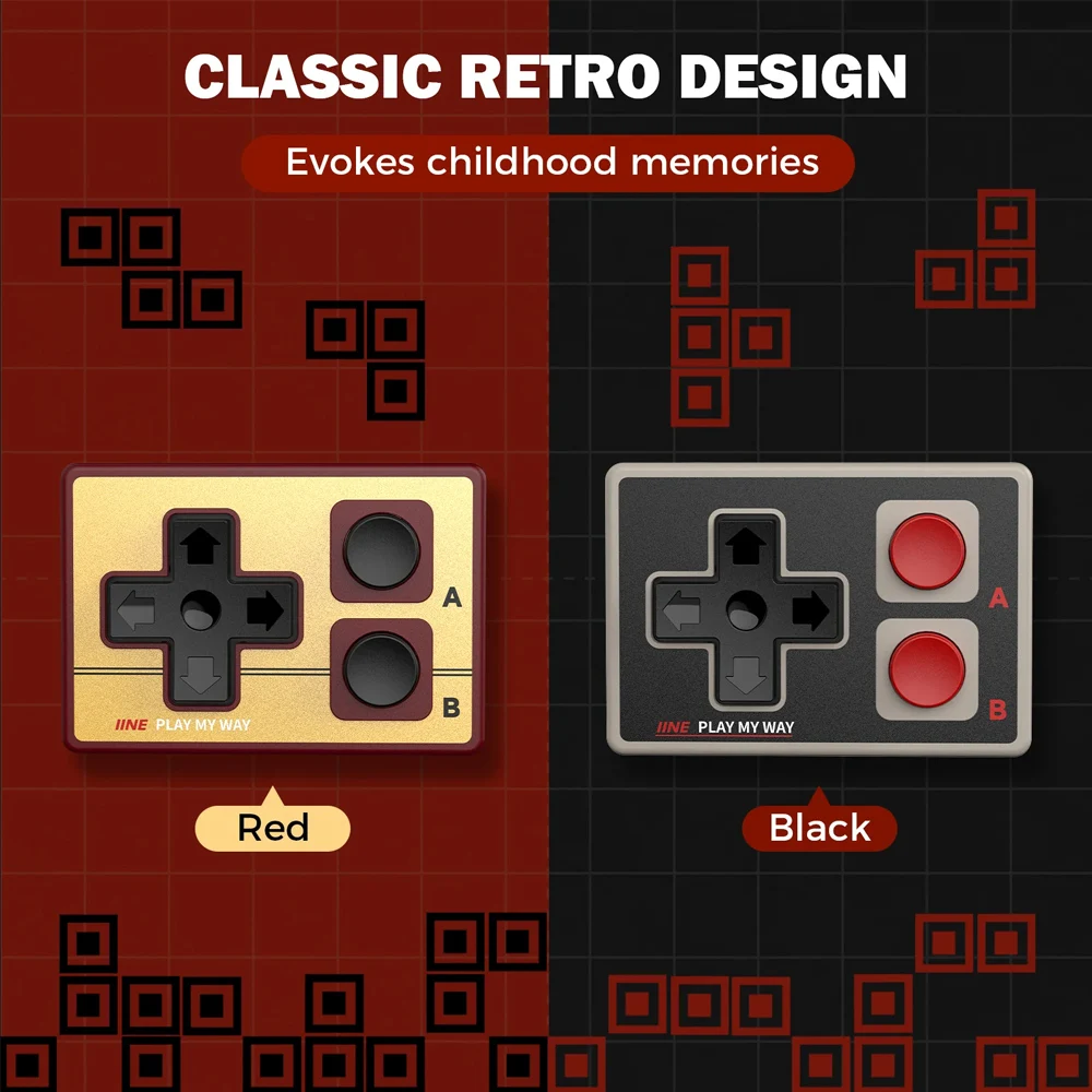 IINE Mini Controller for iOS Android PC Phone Gamebrick Retro Gamepad Page-turning Camera Control Portable Keyboard Dual Mode photo 3