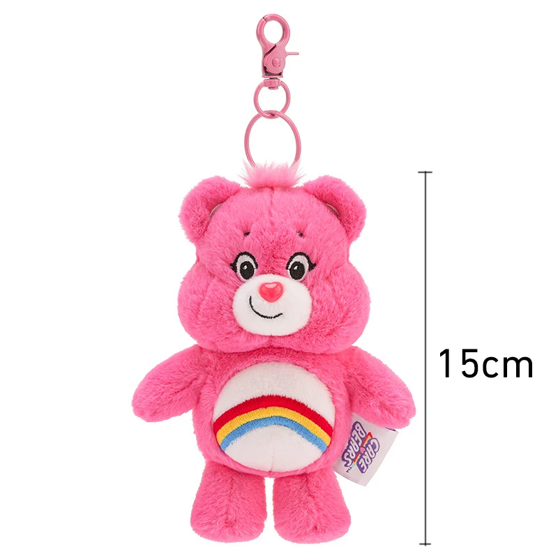 Care Bears Plush Kawaii Carebears Rainbown Bear Plush Anime Hobby Toy Keychain Bag with Sound Dolls Christmas Birthday Gifts photo 5