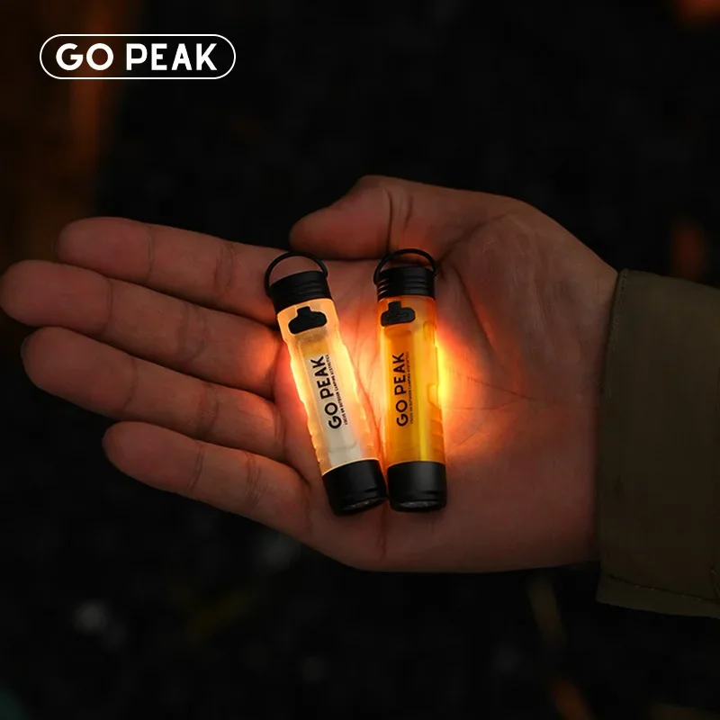 GOPEAK Pocket Mini Flashlight Outdoor Key Clip Cap Ambient Led Long Endurance Disaster Relief Emergency 5050 Small Light photo 2