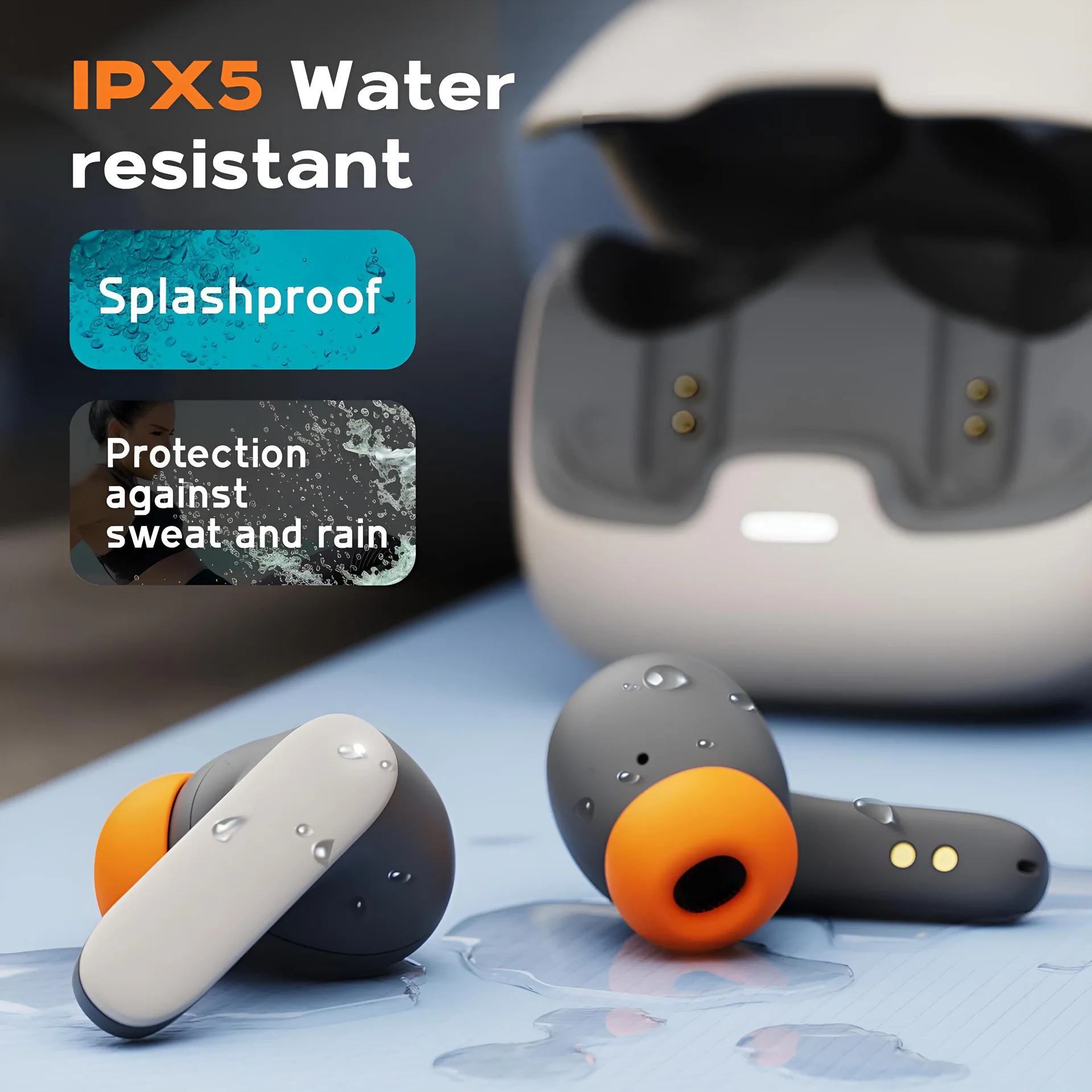 TWS Wireless Earphones 5.4 Bluetooth Ultra-low Latency Dual Microphone ENC Noise Cancelling in Ear Bluetooth Earphones photo 2