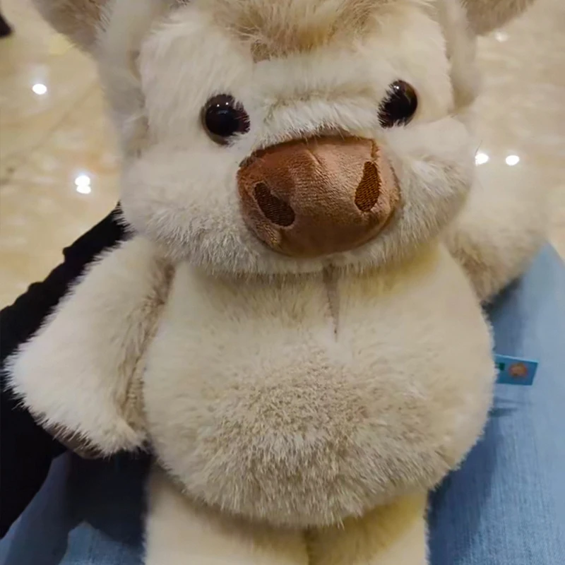 30/40cm Cute West Highland Calf Plush Toys Creative Run Fast Cartoon Soft Stuffed Animal Babys Appease Doll Pendat for Kid Gifts photo 5
