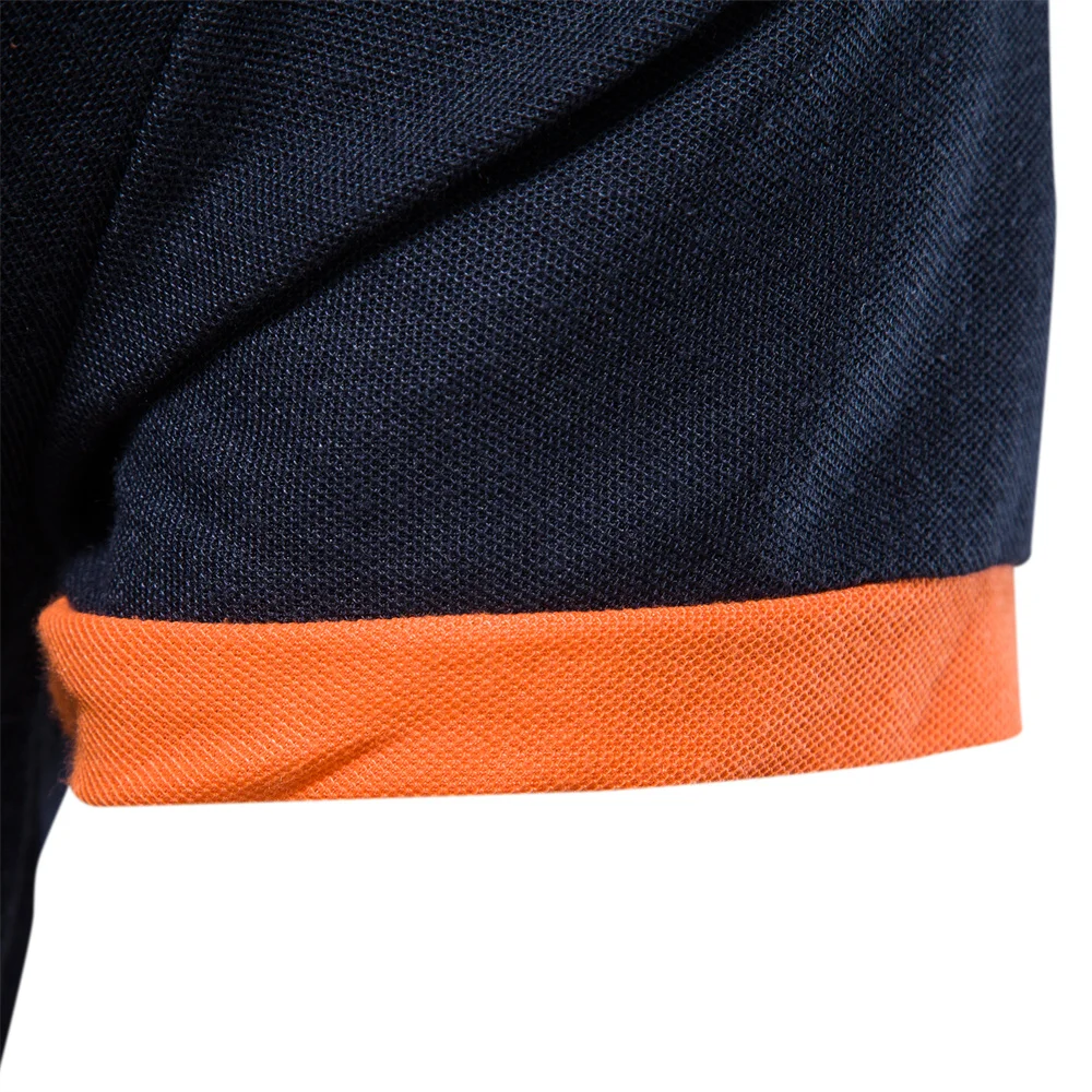 AIOPESON Embroidery 35% Cotton Polo Shirts for Men Casual Solid Color Slim Fit Mens Polos New Summer Fashion Brand Men Clothing photo 6