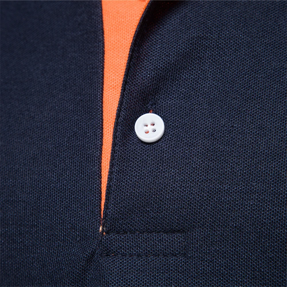 AIOPESON Embroidery 35% Cotton Polo Shirts for Men Casual Solid Color Slim Fit Mens Polos New Summer Fashion Brand Men Clothing photo 5