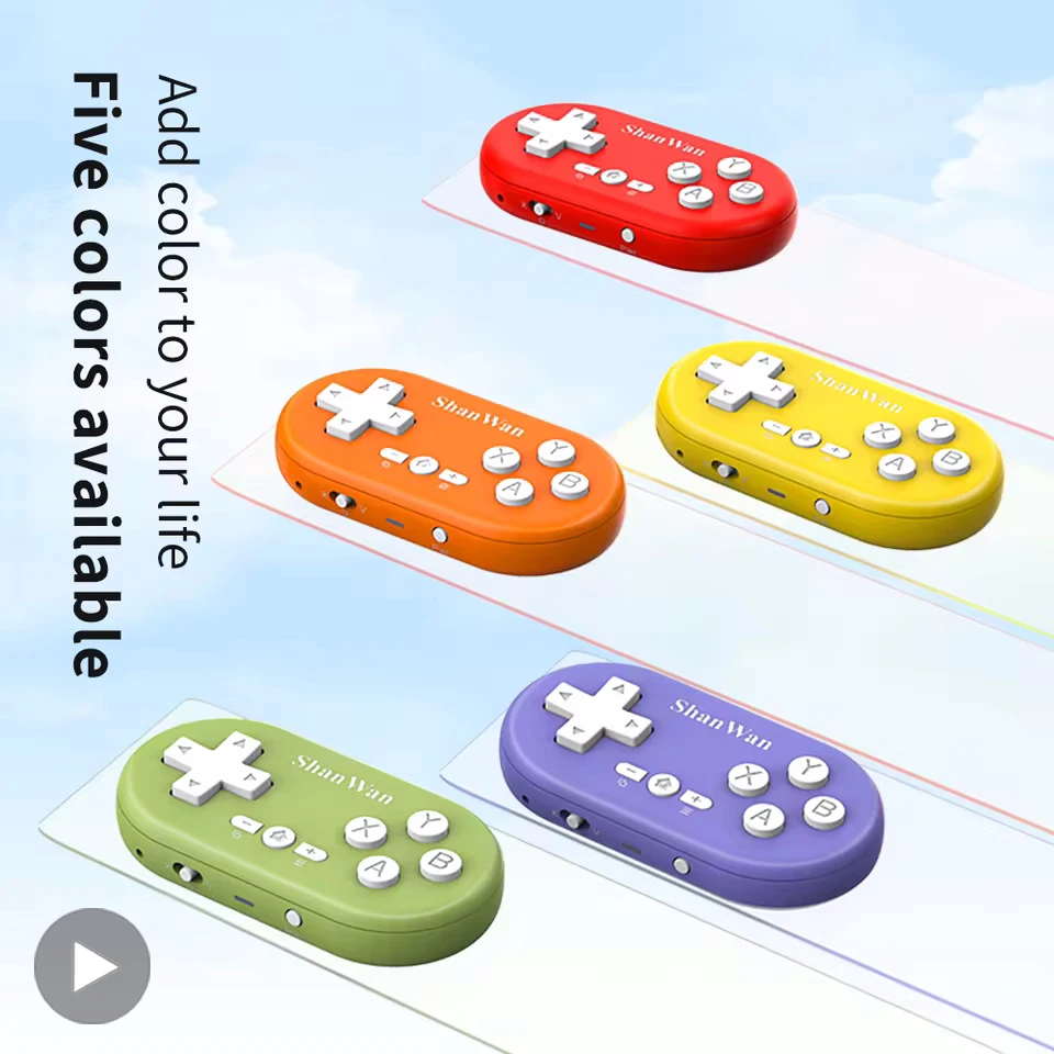 Mini Gamepad Gaming Control Bluetooth For iPhone Android PS4 PS3 Switch Xbox Mobile IOS PC TV Controller Wireless Game Pad Phone photo 1