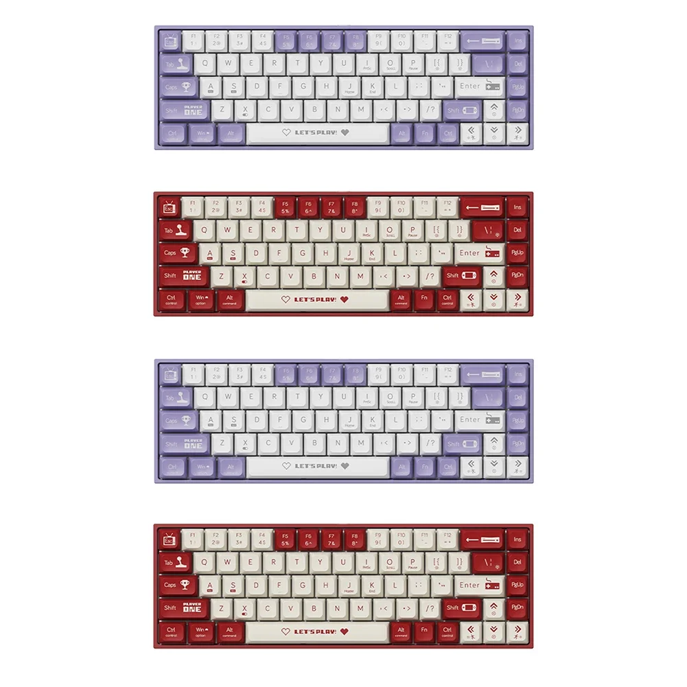Compact Mechanical Gaming Keyboard with RGB Backlit Computer Keyboard Hot Swappable Keyboard for Windows Laptops and PC Gamers photo 2