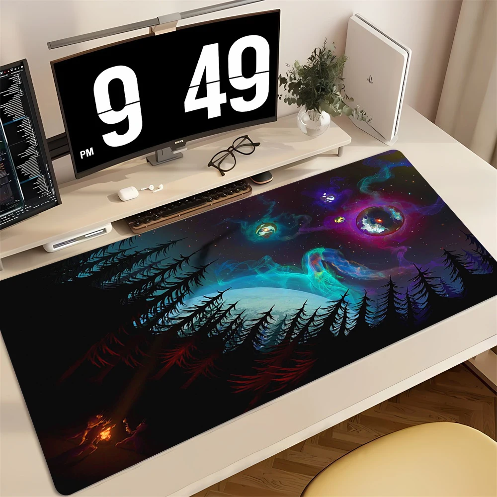 Anime Keyboard Pad Outer Wilds Mouse Pad PC Laptop Anti-slip Rubber Desk Mat Computer Gaming Accessories Mousepad XXL Carpet photo 4