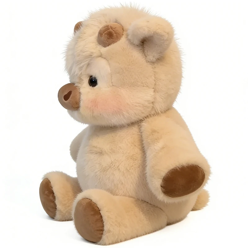 30/40cm Cute West Highland Calf Plush Toys Creative Run Fast Cartoon Soft Stuffed Animal Babys Appease Doll Pendat for Kid Gifts photo 3