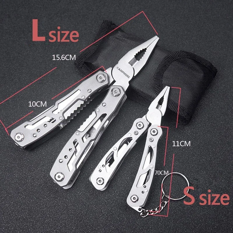 Outdoor Multitool Camping Portable Stainless Steel Edc Folding Multifunction Tools Emergency Survival Knife Pliers photo 3