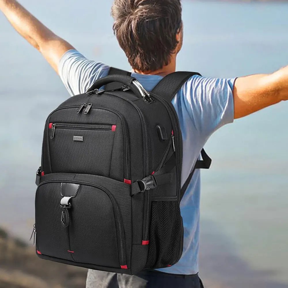 50L Man Travel Backpack Large Capacity Men and Women Business Trip Backpacks 15.6/17 Inch Laptop Bag Student School Backpack photo 4