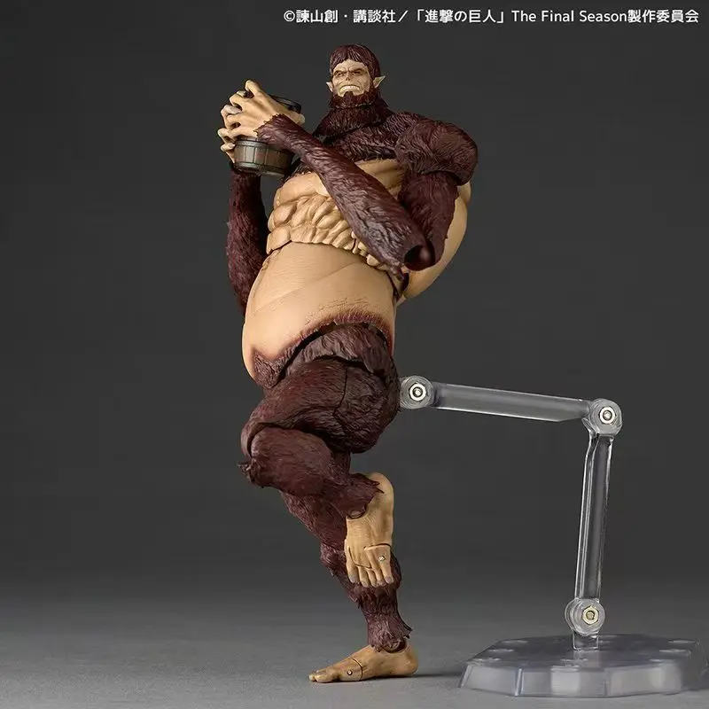 Kaiyodo Attack On Titan Beast Titan Action Figure Yamaguchi Articulated Collectible Model Toy For Anime Fans photo 3