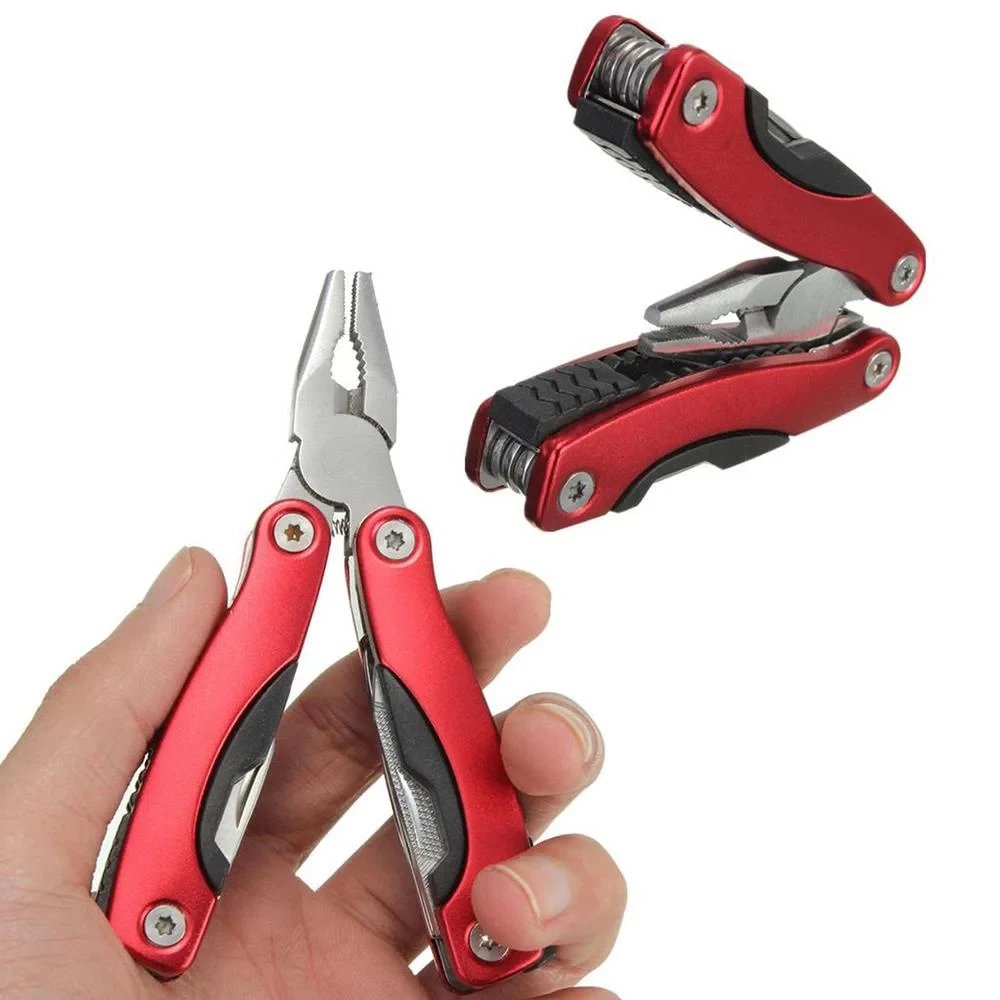 Camping Gear Outdoor Survival Stainless Steel 9 In 1 Portable Multi Tool Plier Camping Accessories Portable photo 6