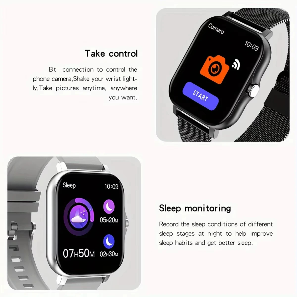LAXASFIT 2025 New Smart Watch for Men Women Gift Full Touch Screen Sports Fitness Watch Bluetooth Call Digital Smartwatch photo 5