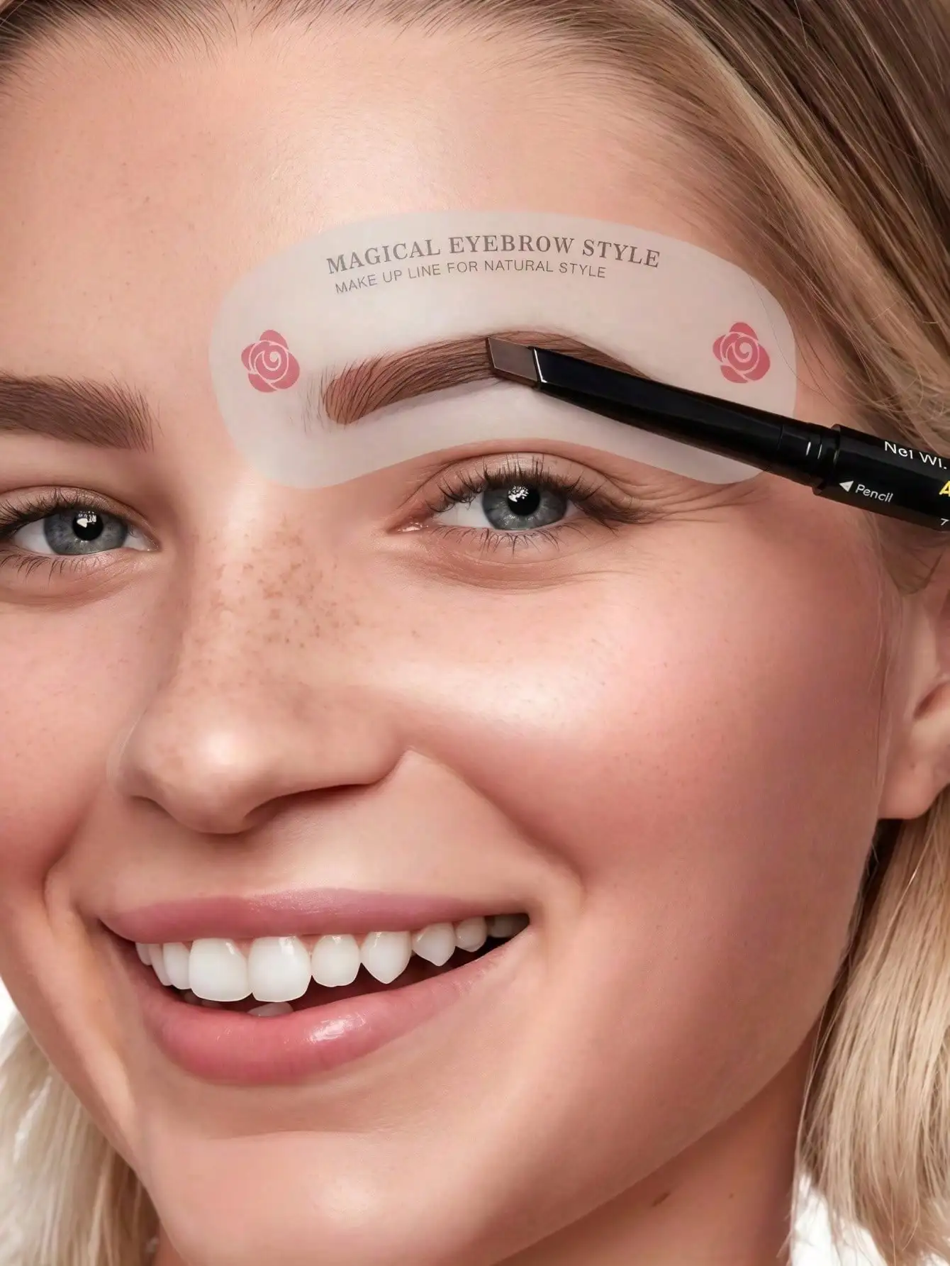 24 Styles Eyebrow Shaping Stencils - Grooming Kit for Women - Perfect for Beauty Modeling and Makeup Application photo 3