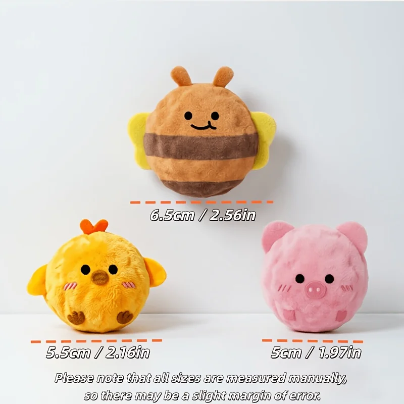 Cute Bee Pet Interactive Bouncing Sound Toy Ball, Dog And Cat Play Boredom Relief Companion Toy,Slow Rebound Pet Play Toy photo 3