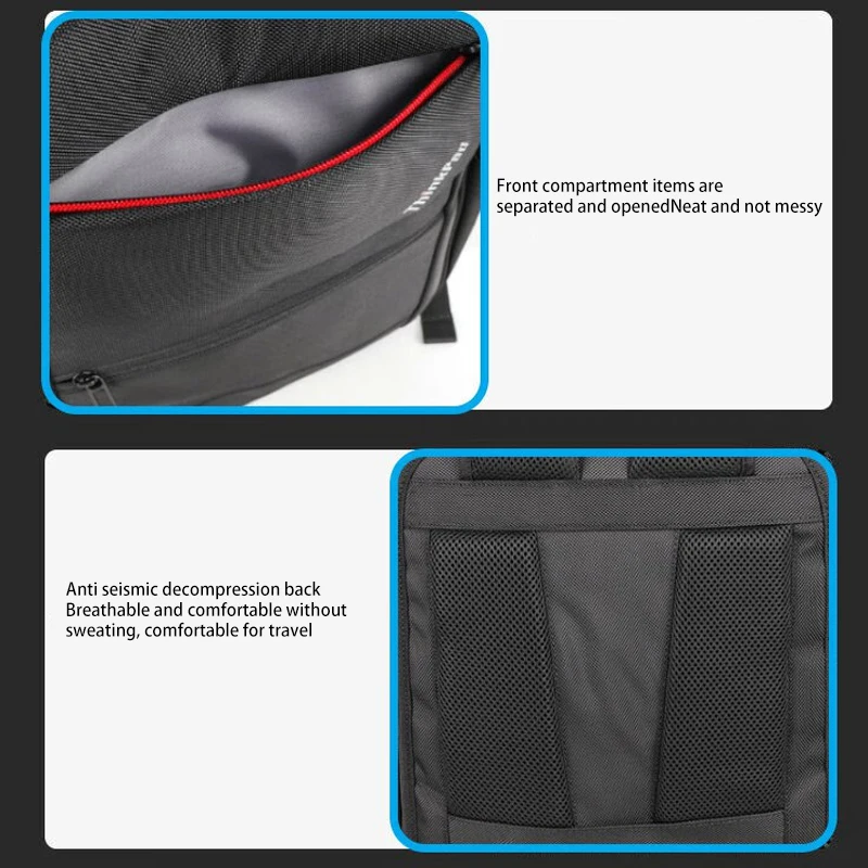 Laptop Bag Lenovo Thinkpadtp600 Backpack Simple Business Style 15.6inch Laptop Backpack Mini Pc 15 Inch Laptop Bag photo 4