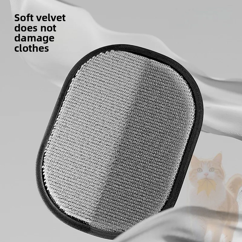Pet Hair Removal Kit: Sticky Roller, Static Brush & Grooming Gloves - For Cat Dog Fur on Furniture Car Clothing photo 5