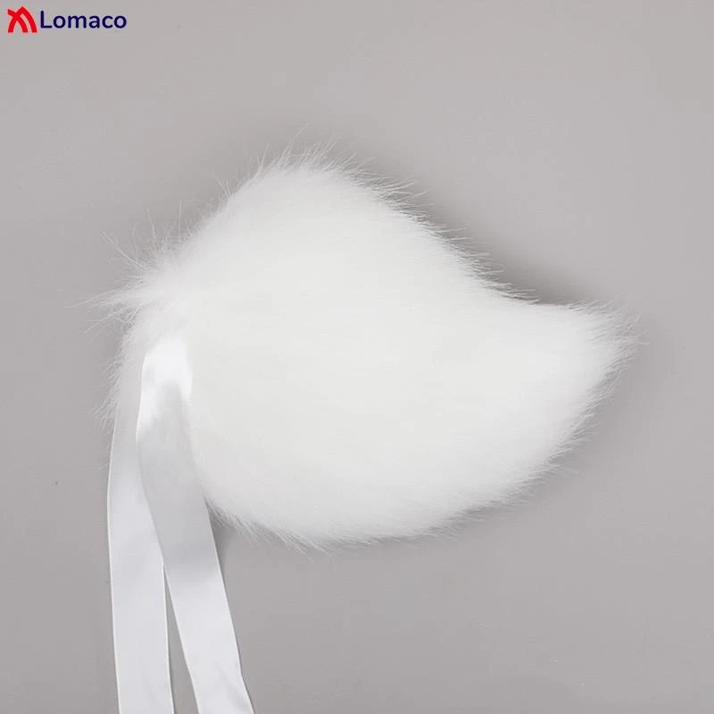 Cute Girls Plush Rabbit Tail Simulation Animal Tail Bunny Tail Women Cosplay Props Accessories photo 2