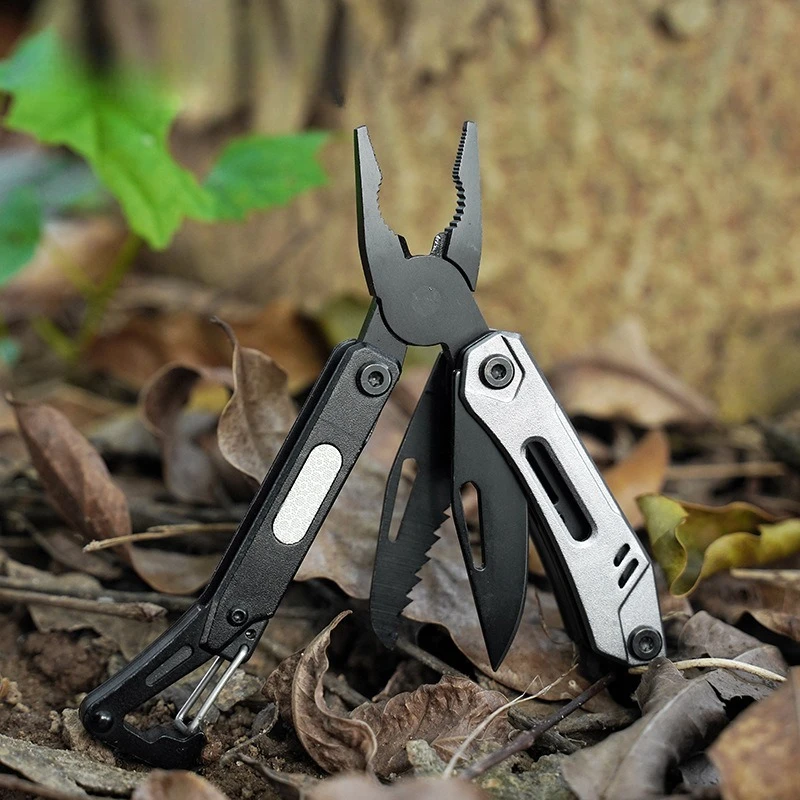 Multitool, 9-in-1 Stainless Steel Multi Tool Pocket Knife with Screwdriver Self-locking Multitool Pliers Survival photo 4
