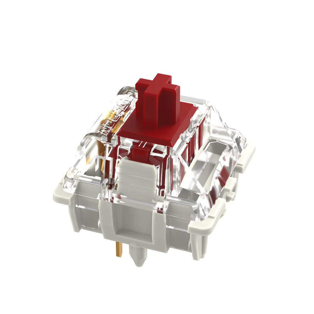 Gateron White Yellow Silver Pro 2.0 V2 Switch 3pin RGB linear Tactile Red Brown Switchs for Hot-swappable Mechanical keyboard photo 6