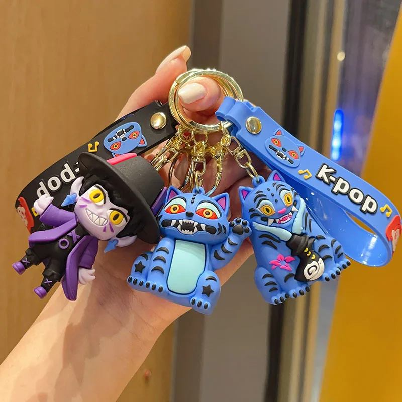 2026 K-pop Idol Group Keychain Rumi Mira Zoey Anime Figure Keyrings PVC Backpack Pendant Birthday Chiritmas Gift Party Favors 키링 photo 3