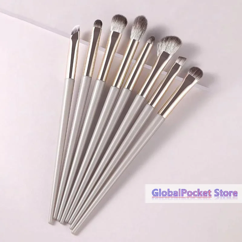 [TG823]8pcs Eye Makeup Brushes Set Detail Eyeshadow Brush Makeup Brush Ultra Soft Eyeshadow Eyeliner Makeup Tool photo 3