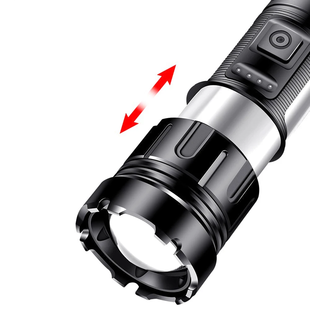 800LM COB LED Outdoor Lantern 1200mAh XHP50 Portable Flashlight Type-C USB Rechargeable IPX4 Waterproof Hiking Camping Supplies photo 4