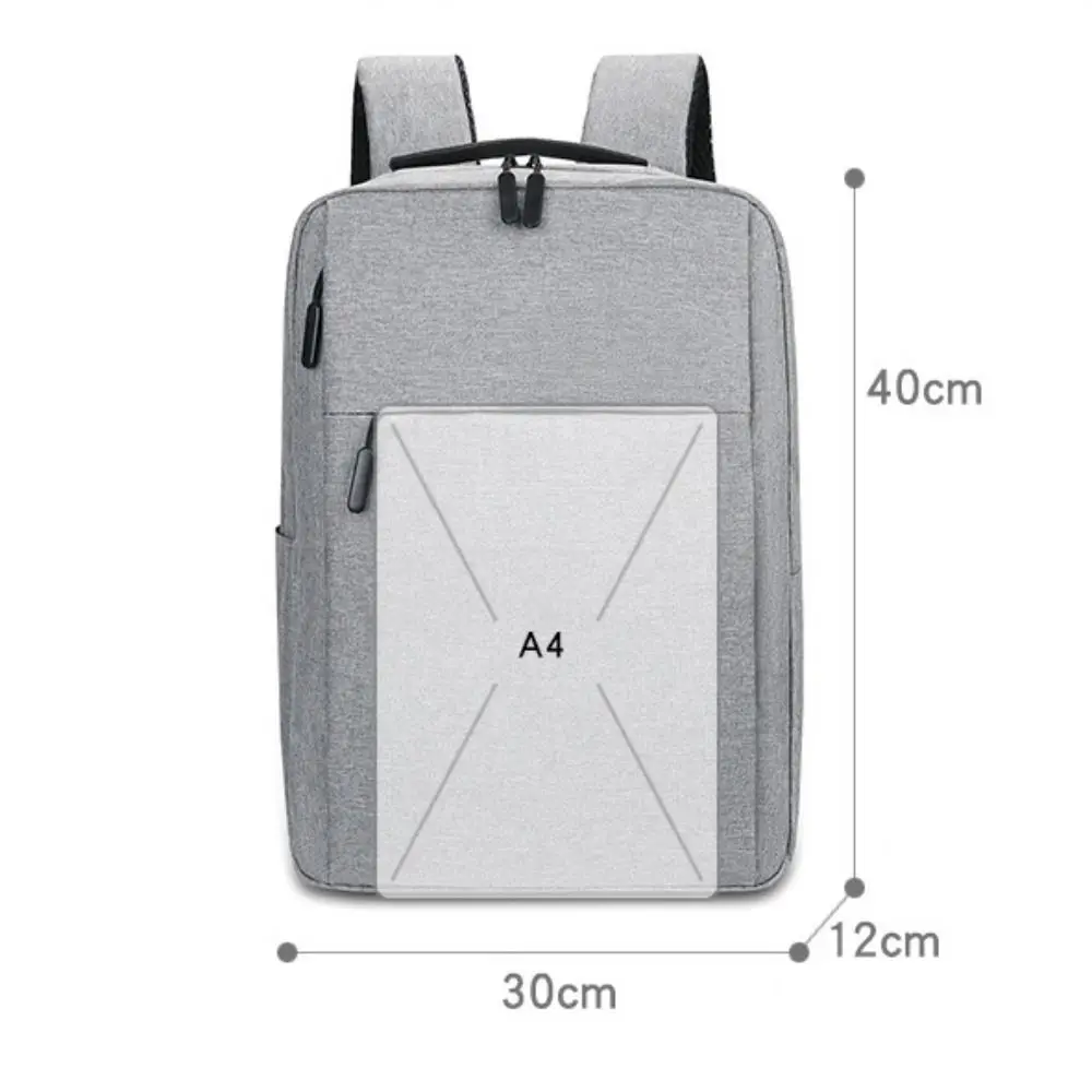Trendy Men's Minimalist Backpack Versatile Backpack Large Capacity School Student Backpack Rucksack Computer Travel Bag Unisex photo 6