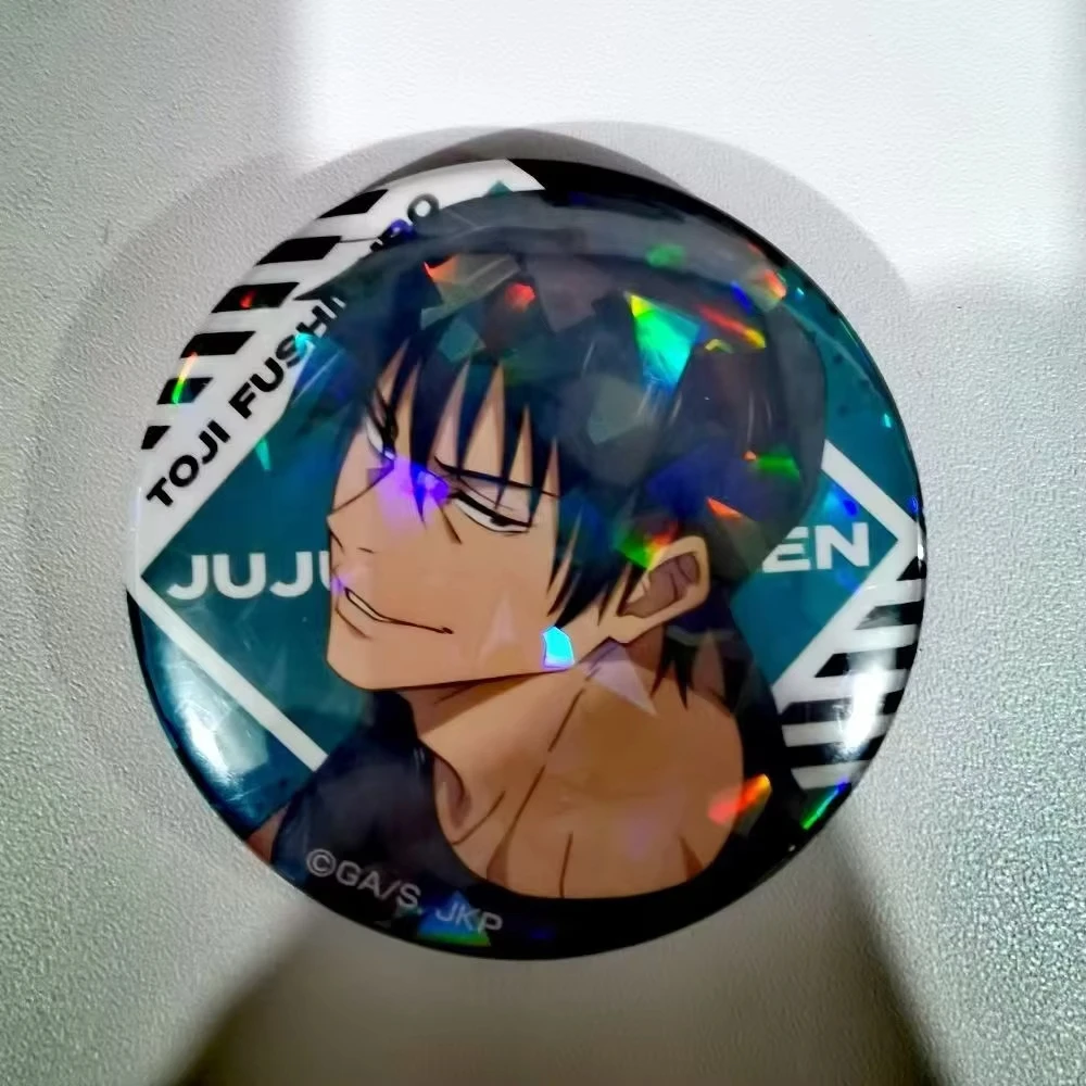 Jujutsu Kaisen Tinplate COSPLAY Badge Anime Peripheral Products Satoru Gojo Geto Suguru Yuji Megumi Srooftop Edition Original photo 6