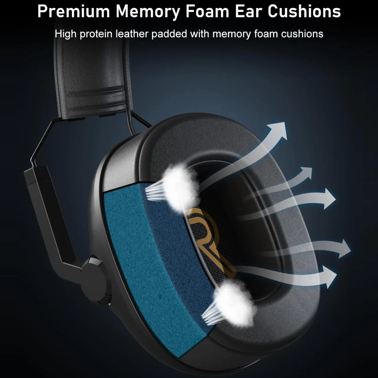 Wired Gaming Headset with Microphone for Pc,Xbox One Series,Ps4,Ps5,Switch,Noise Cancelling Headphones for Laptop,Nintendo,Gamer photo 4