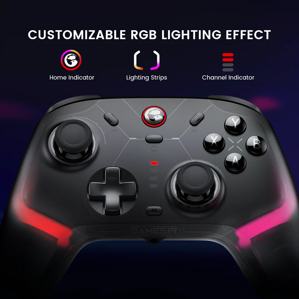 GameSir Cyclone 2 Wireless Pro Controller for Nintendo Switch 2 / PC / iPhone / Android - Hall Effect, Tri-Mode (BT/2.4G/USB) photo 5
