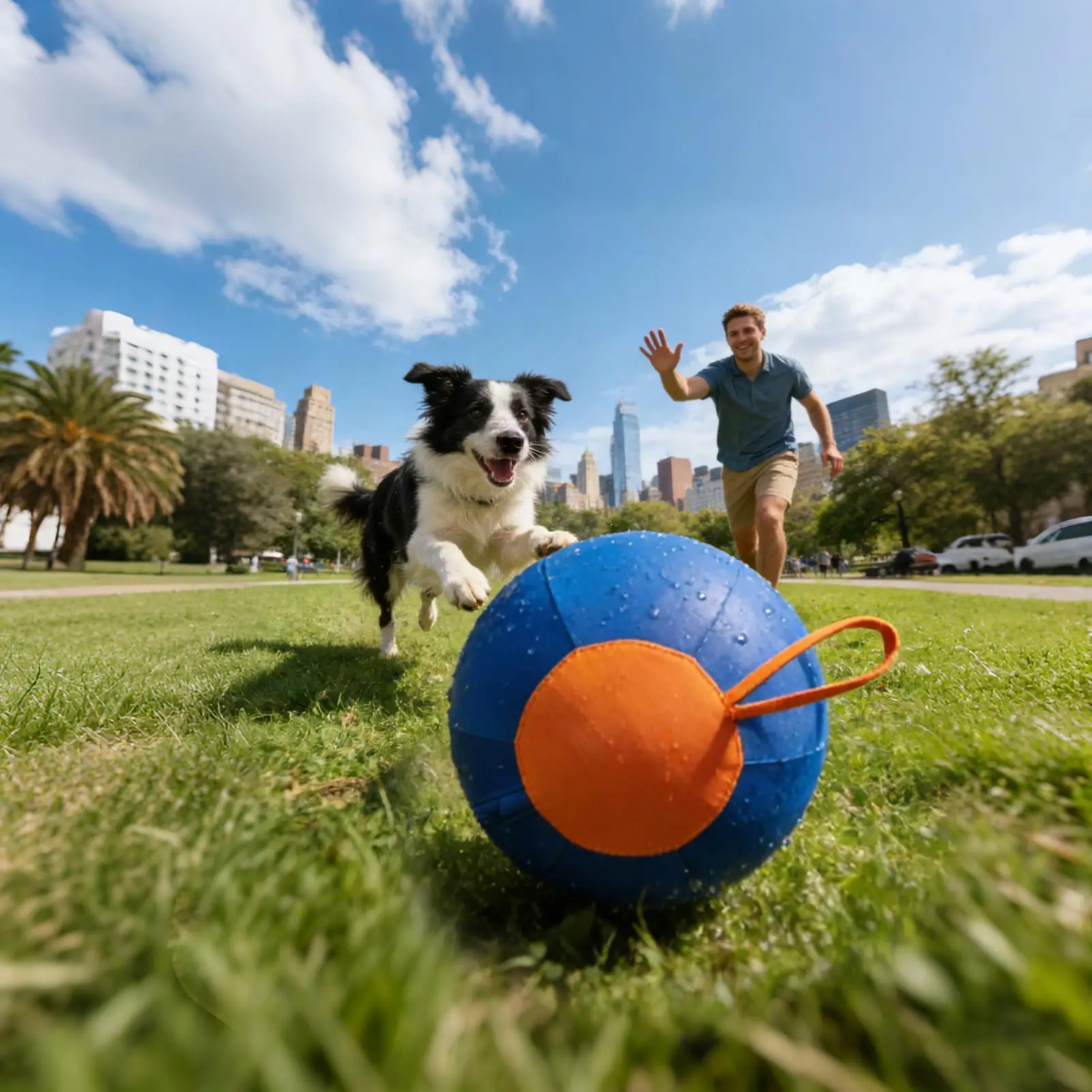 Large Dog Ball Interactive Moving Toys Pet Supplies Herding Ball for Dogs Breed for Puppy Small Medium Large Breed Keep Busy photo 2