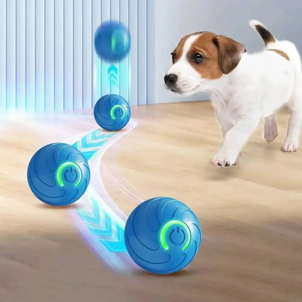 Smart Dog Toys Ball Electronic Interactive Pet Toy Moving Ball USB Automatic Moving Bouncing for Puppy Birthday gift Cat Product photo 5