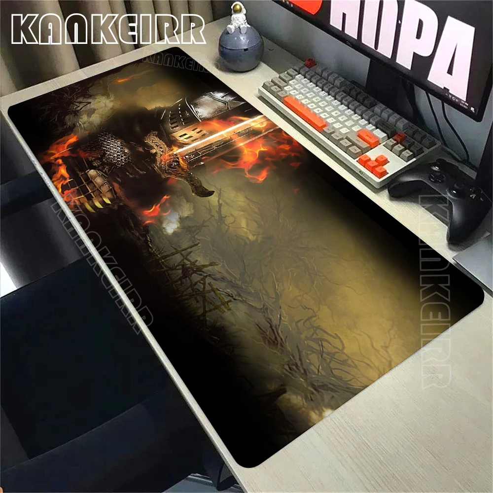 Dark Souls XXL MousePad Keyboard pad Anti-slip Laptop Office Mouse Mat PC Cabinet Pads Desk Accessories Gamer Large Mouse Pad photo 5