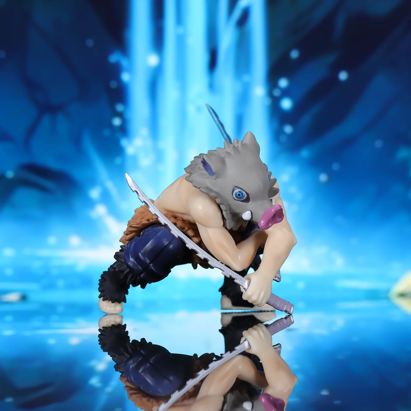 Demon Slayer: Inosuke action anime figure Collectibles, figurine display pieces, anime figurines Christmas gifts photo 4