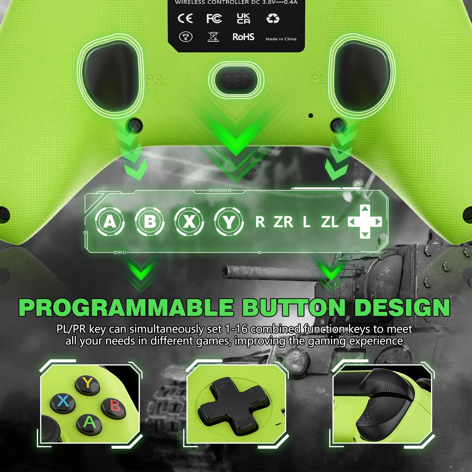 Wireless Gamepad For Xbox One/Xbox Series X/S/ Xbox Controller With Six-Axis Gyro Turbo Function Game Consoles Joystick photo 5