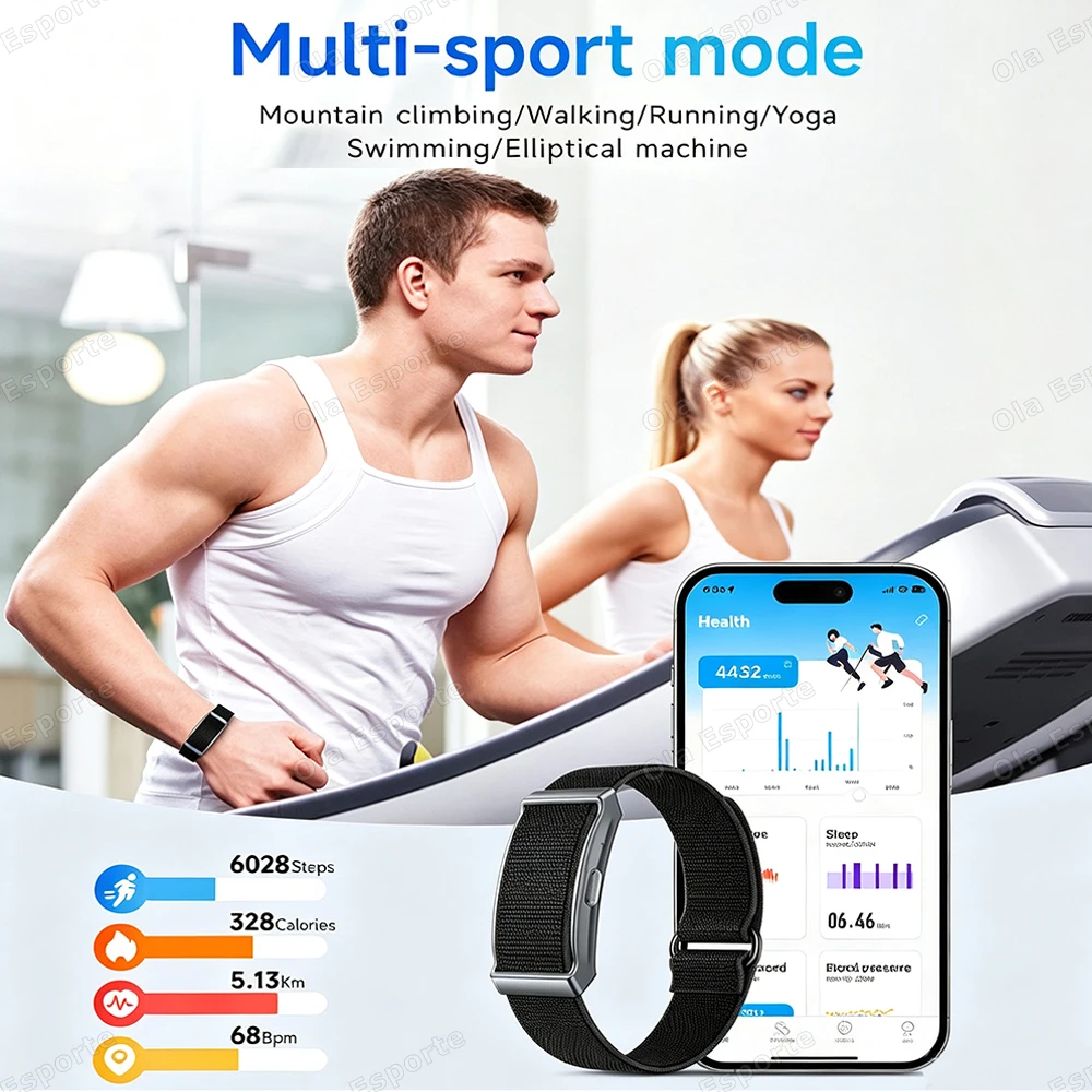 Smart Bracelet Without Screen Waterproof Heart Rate Sleep Monitoring Sports Pedometer Fitness Smart Wristband Call Reminder F107 photo 4
