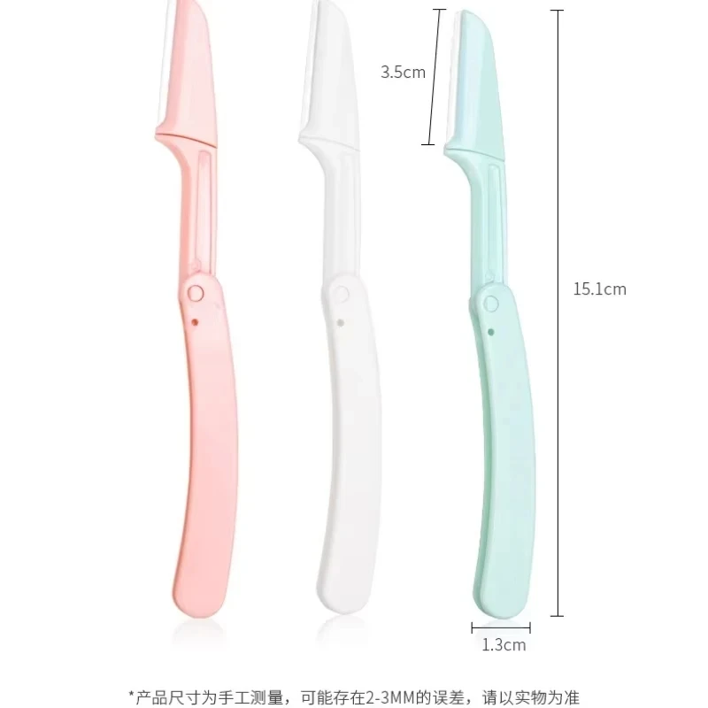 1/3-Piece Folding Facial Shaver, Facial Eyebrow Trimmer, Eyebrow Razor, Anti-Scratch Razor, Makeup Tools, Unisex Facial Razor photo 4